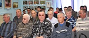 Торжественное вручение памятных медалей «30 лет аварии на ЧАЭС» получили 13 участниковликвидации последствий катастрофы на Чернобыльской АЭС, проживающих на территории Октябрьского района , 2016 годПервый ряд: Н.В. Кошелев, А.М. Миниахметов, М.М. Суфиев, 